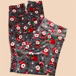 No Boundaries Santa Jammies Leggings Size XL